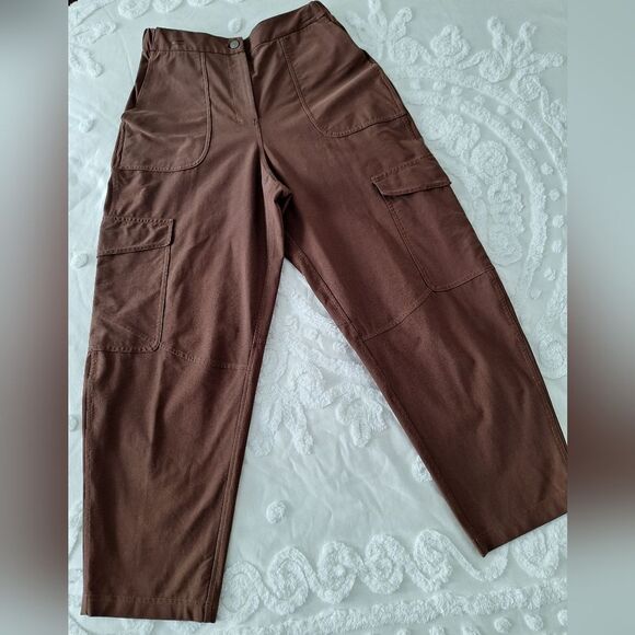 Lululemon 29 Brown Barrel Cargo Pants - Picture 3 of 12